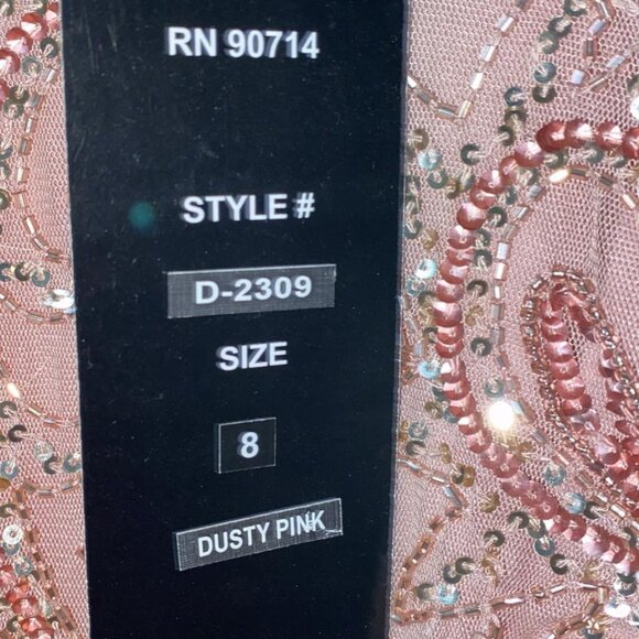 Pisarro Nights NWT Mesh cocktail dress - Picture 6 of 7